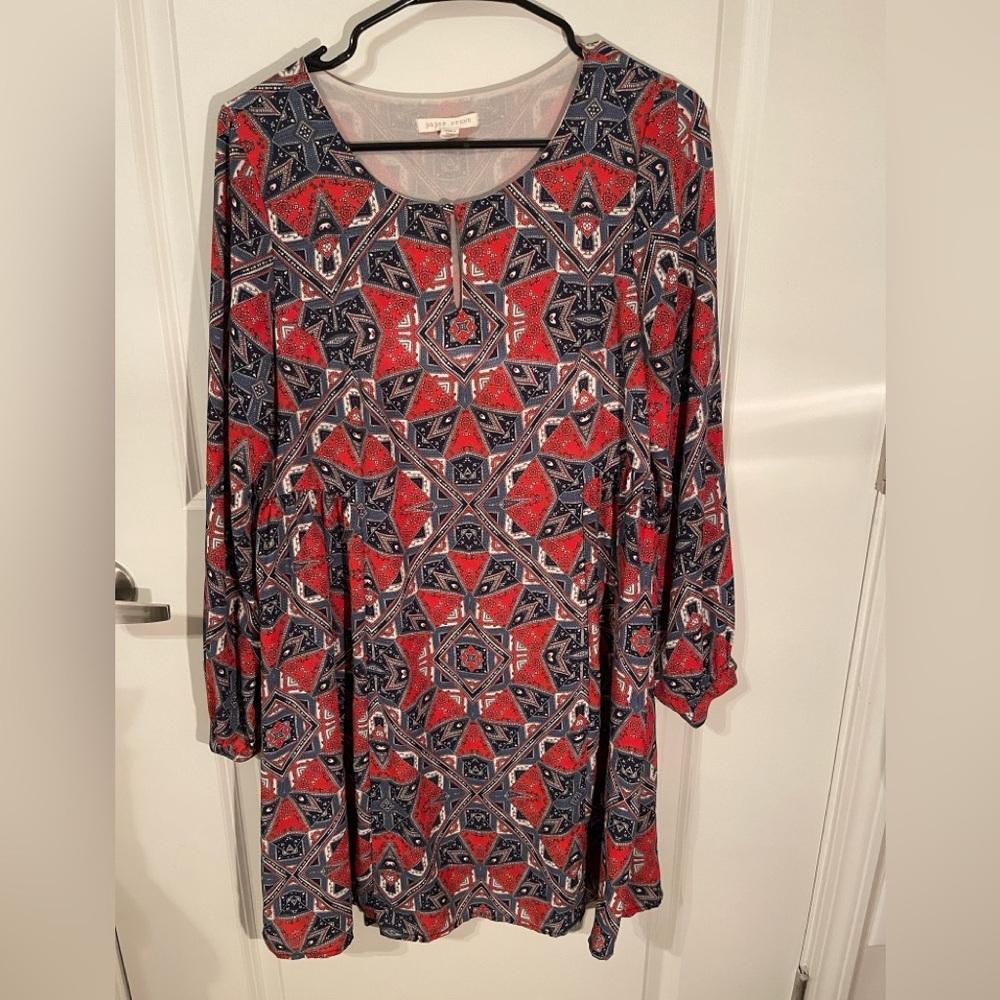 Anthropologie Vintage Paper Crown Women’s dress in sizes small with‎ tie in back